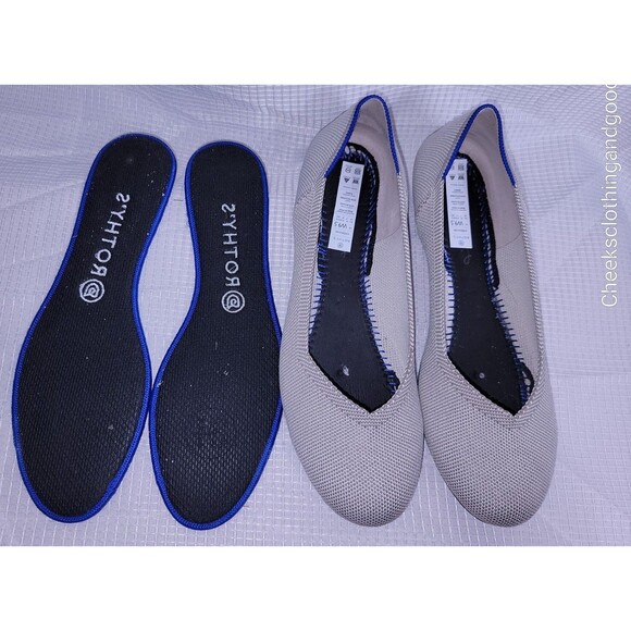 Rothy's Flax Birdseye Round Toe Ballet Flats Women's size 9.5   RETIRED - Picture 4 of 12